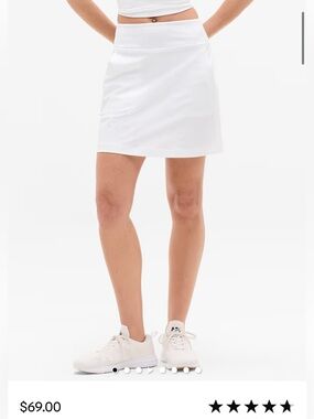 Athleta White Performance Skort